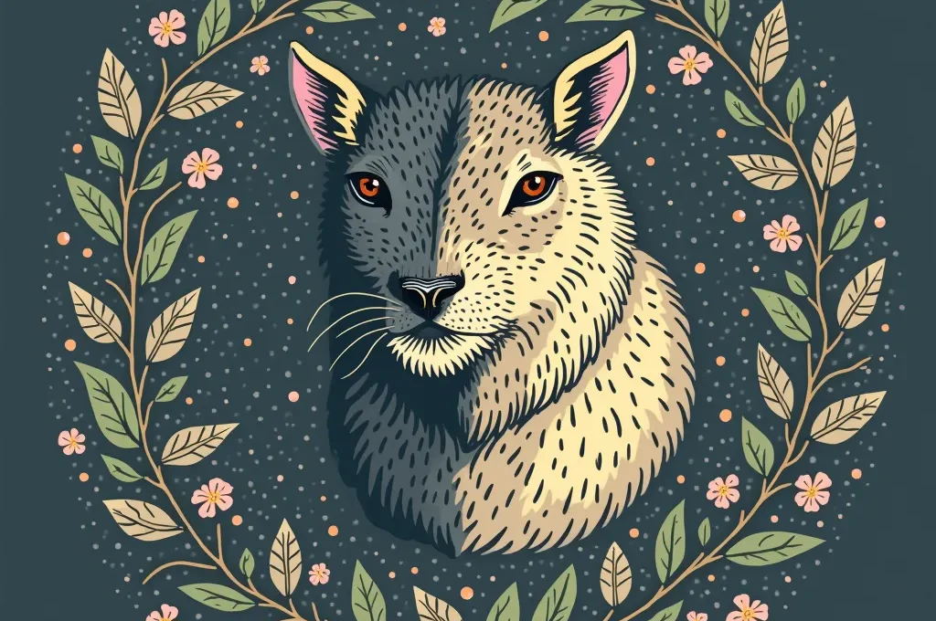 Eine Frau meditiert in einer ruhigen Umgebung, umgeben von gesunden Lebensmitteln, was die Verbindung von Geist und Ernährung symbolisiert.