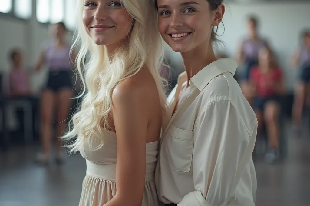 Ruhiges Schlafzimmer mit gedämpftem Licht und Nachttisch mit Pflegeprodukten