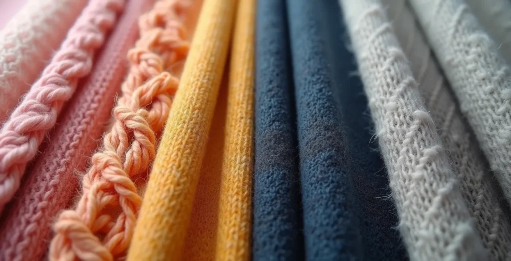 Visuelle Matrix zeigt kontrastreiche und kontrastarme Textur-Paarungen mit Farb-Kombinationen für harmonische Outfits