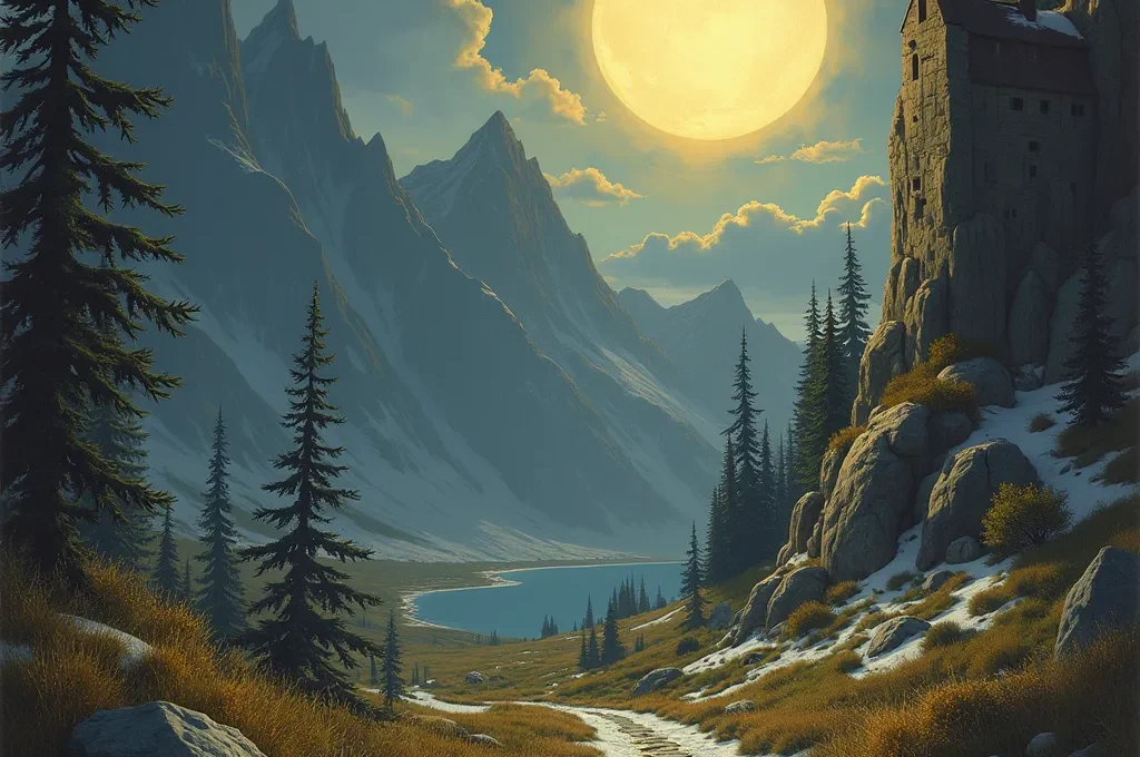 Makroaufnahme von nackten Füßen auf weichem Waldmoos